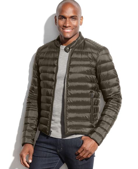 michael kors down jacket men|michael kors water resistant jacket.